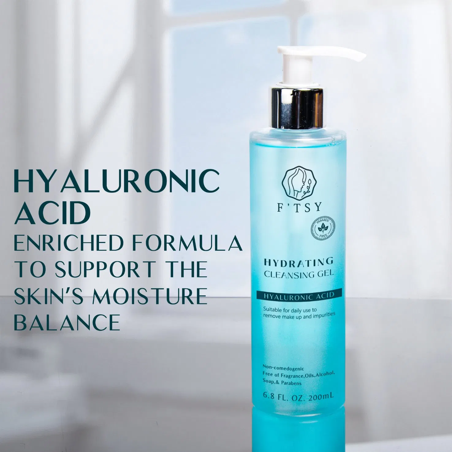 OEM/ODM Natural Face Care Purifying Foaming Facial Cleanser Refreshing Moisturizing Makeup Remove Face Wash for Oily Skin