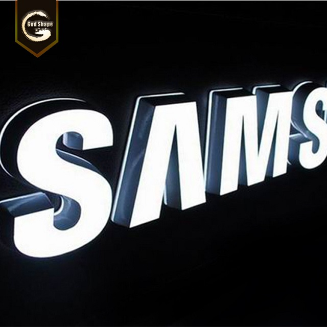 3D LED Acrylic Letters Luminous Plastic Letters Sign