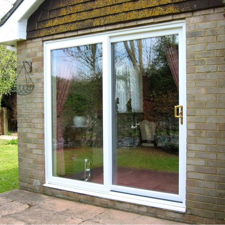 Excellent Sealing Exterior U PVC PVC Vinyl Sliding Door