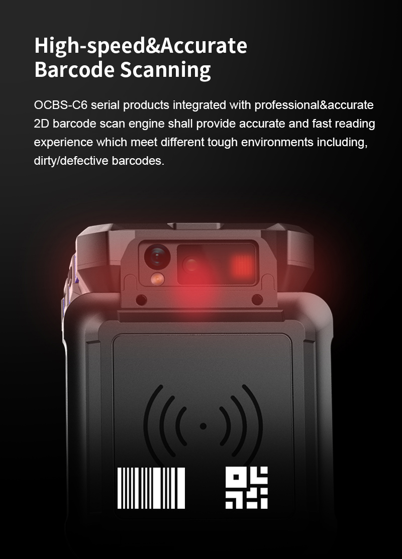 5.5inch Handheld Android Barcode Scanner Mobile Data Terminal Rugged Industry PDA