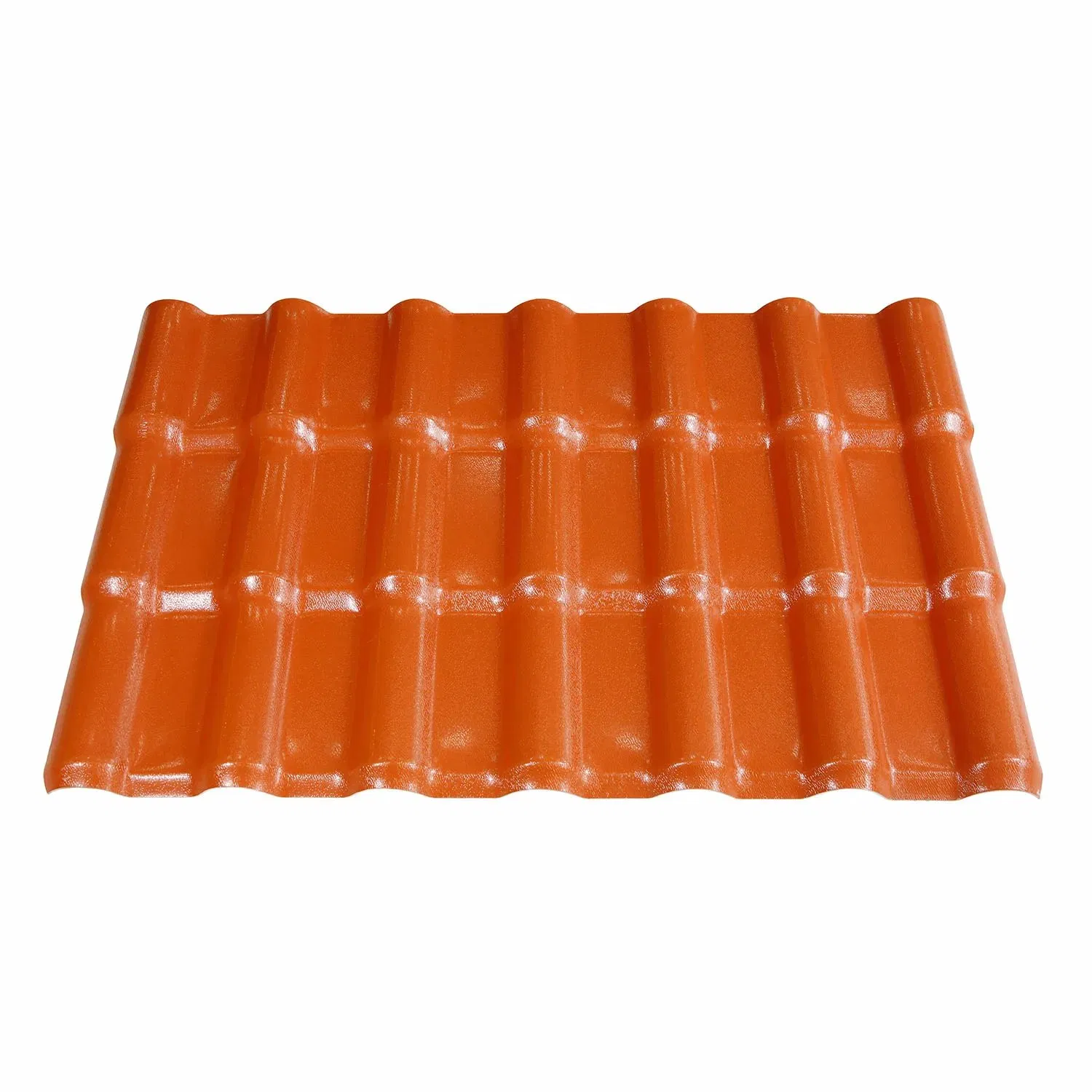 Waterproof ASA Synthetic Resin Corrugated PVC Roof Tile 1050mm Spanish UPVC Roofing Sheet for Villa Hotel
