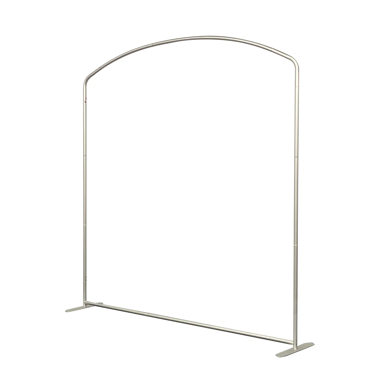 6FT Aluminum Alloy Wedding Decorative Arch Semi-Circular Balloon Holder Digital Color Printing of Elastic Fabric