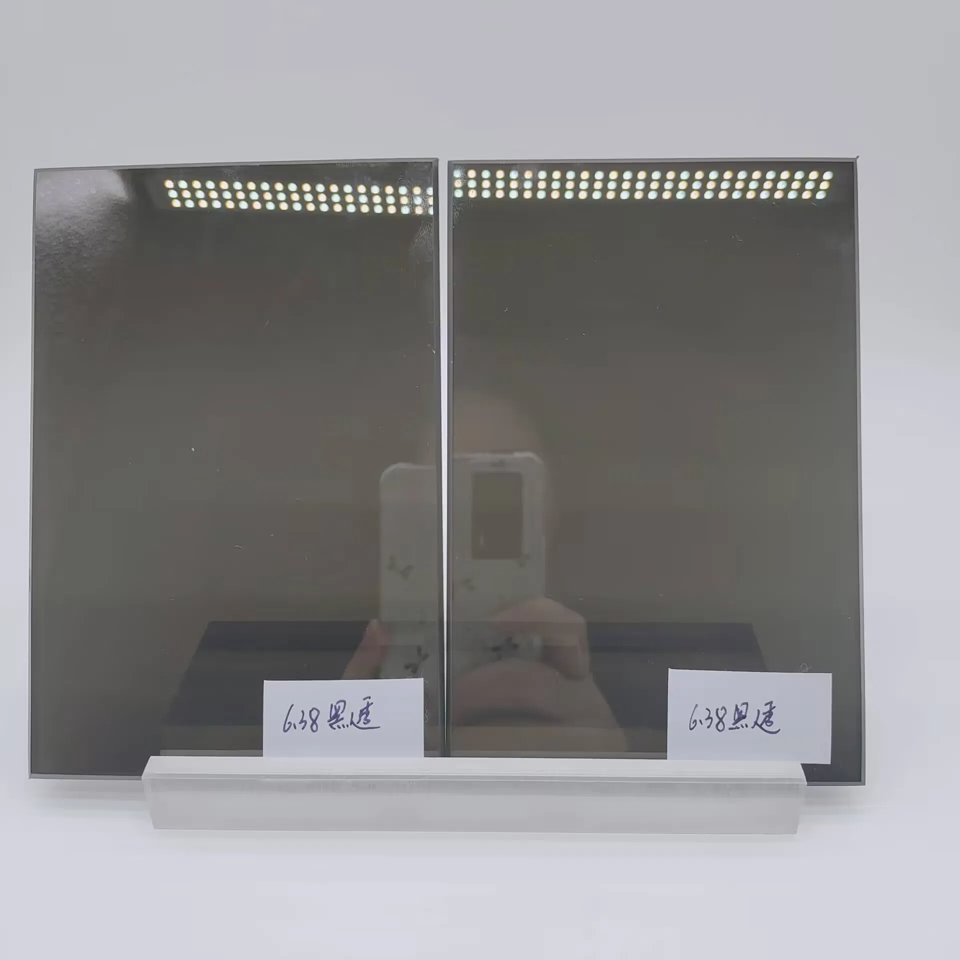 6.38mm Transparent Black Laminated Glass for Decorative/Furniture/Window/Architecture