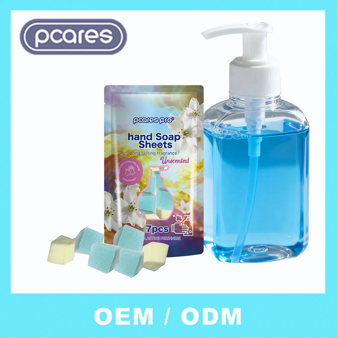 Natural Foaming Soap Tablets Portable Hand Wash Sheets OEM Custom Shapes/Scents for Travel, Kids & Eco - Brands Private Label