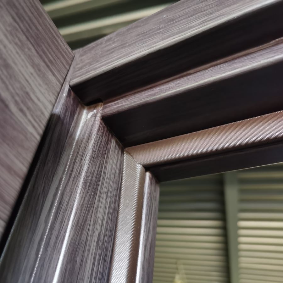 Apartment Villa Grey Front Iron Single Residential Metal Safety Security Steel Door