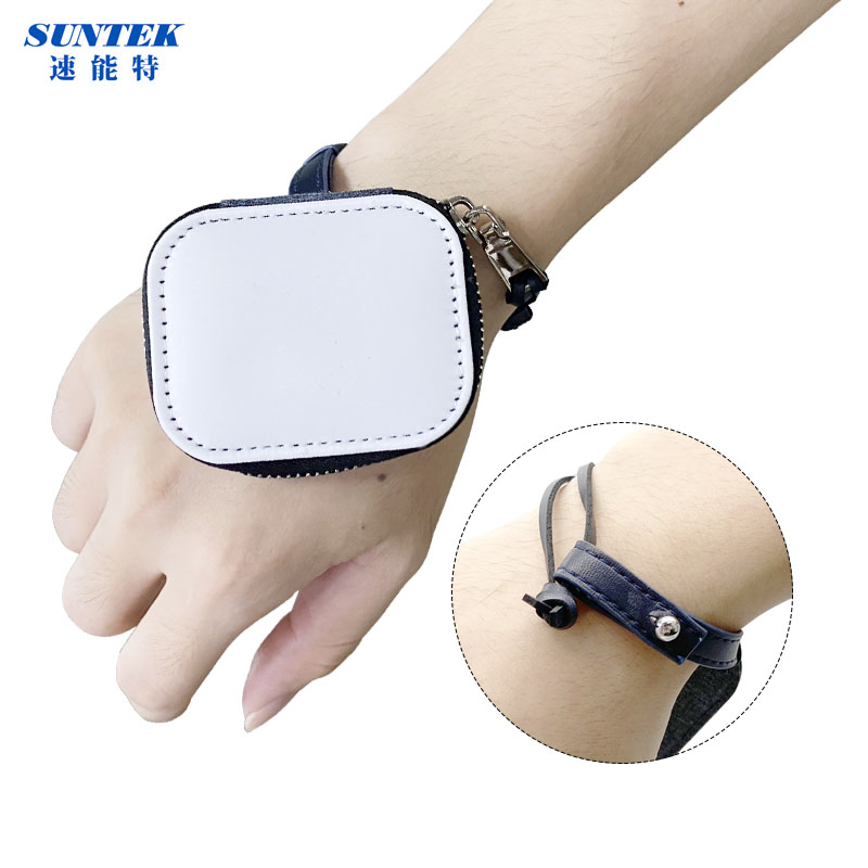 Wholesale Sublimation PU Leather Protective Cover Earphone Accessories Box