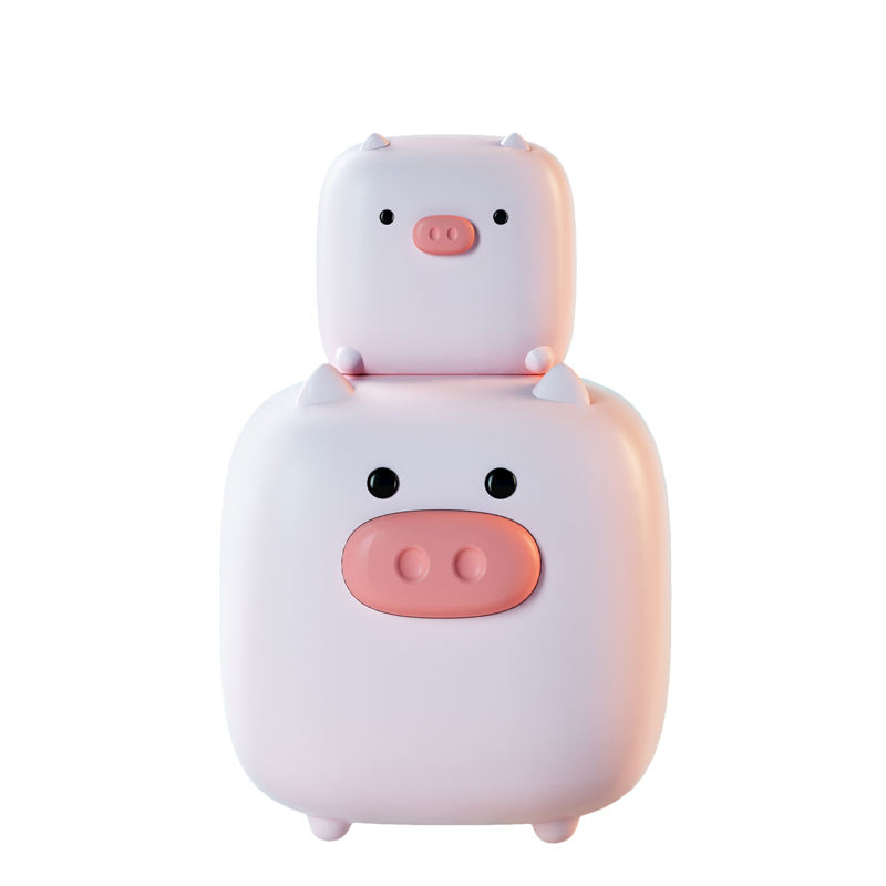 Children Creative Gift Indoor Lovely Mini Pig Silicone Lamp