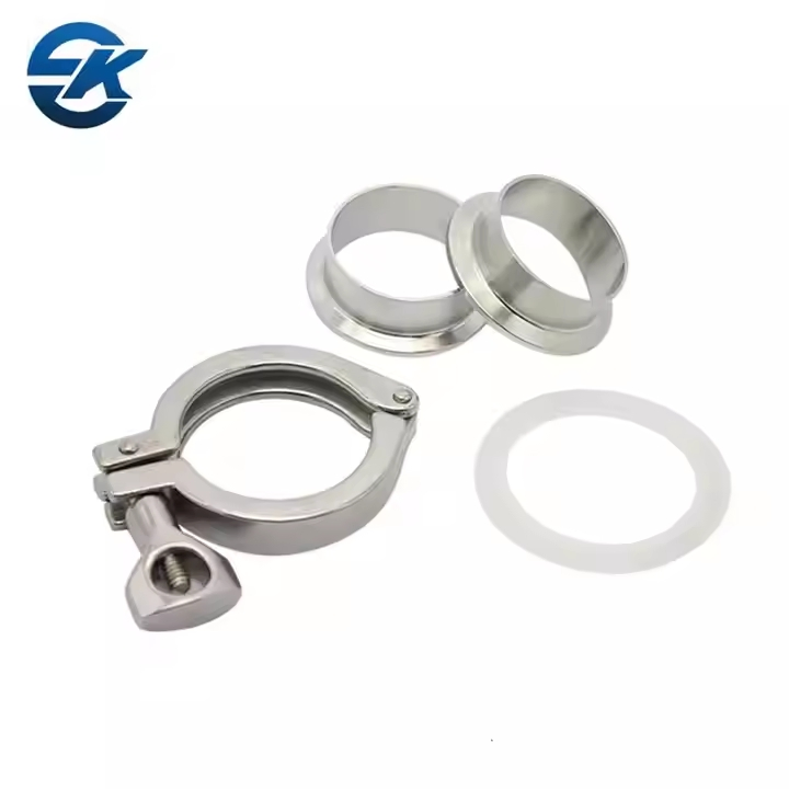 China 304 316L Stainless Steel Clamp Sanitary Hygienic Single Pin Clamp