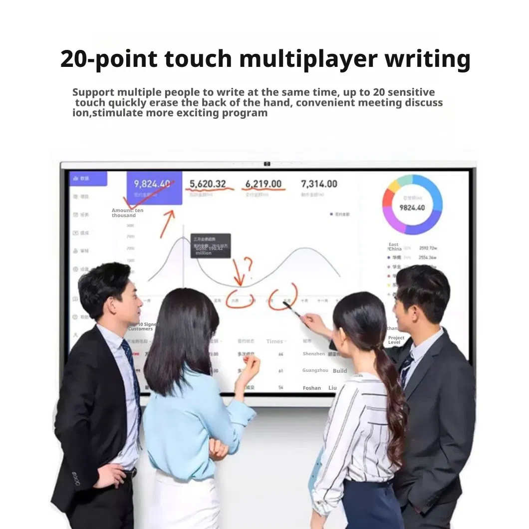 Интерактивная панель All-in-One с сенсорным экраном 55-110 дюймов