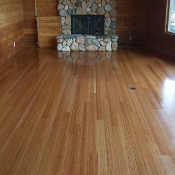 Indoor Solid White Bamboo Flooring Zebra Anti Slip Solid Wood Floor