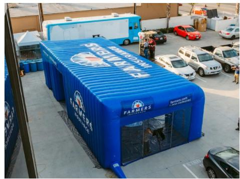 2023 New Legged Branded Inflatable Dome Canopy Slooh