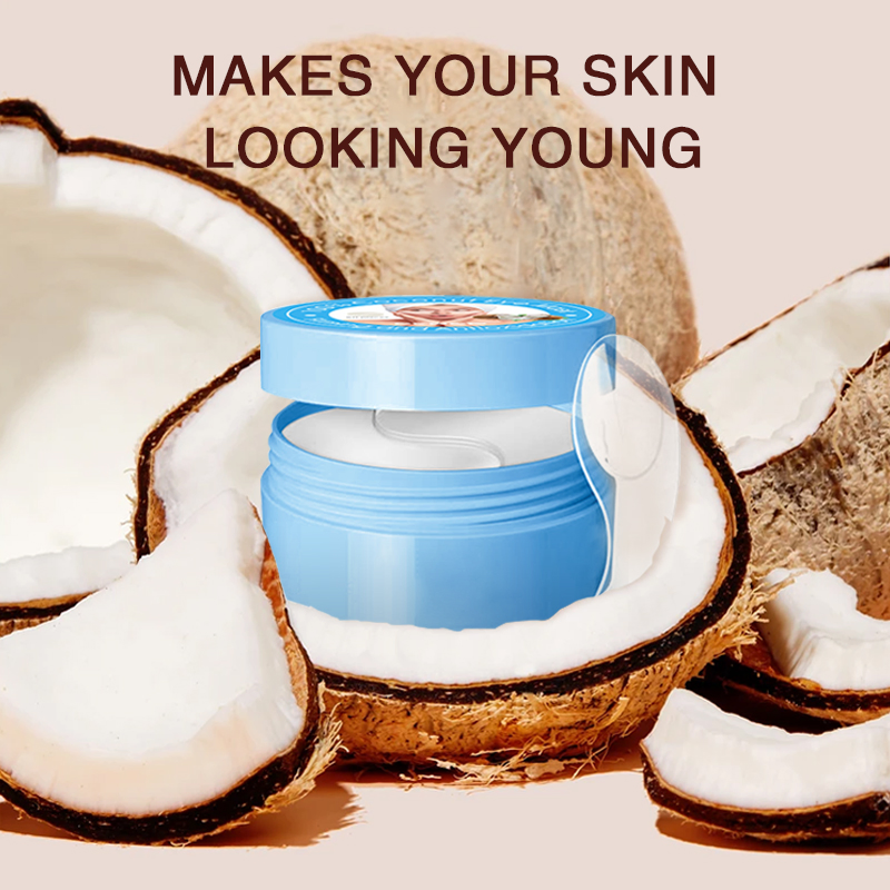 Customize Label Remove Dark Circle 100% Pure Coconut Moisturizing Patch Eye Mask Gel Pads Jelly Eye Patches