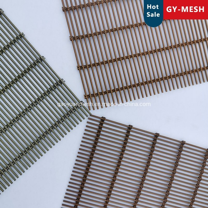 Stainless Steel Cable Bar Woven Mesh Decorative Mesh