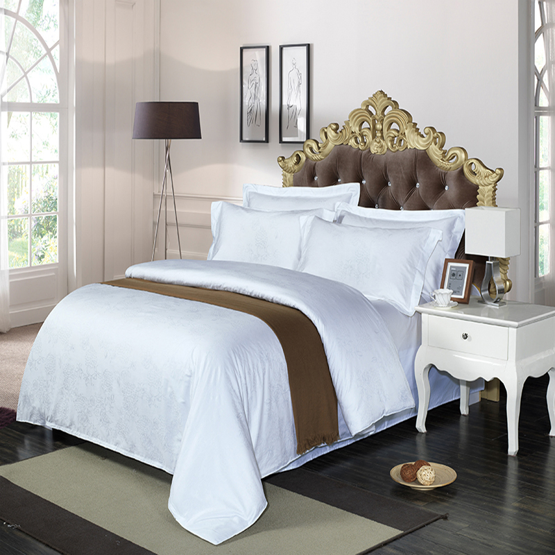 Five Stars Hotel Using Jacquard Design 50*210cm 100 Polyester Bed Runner