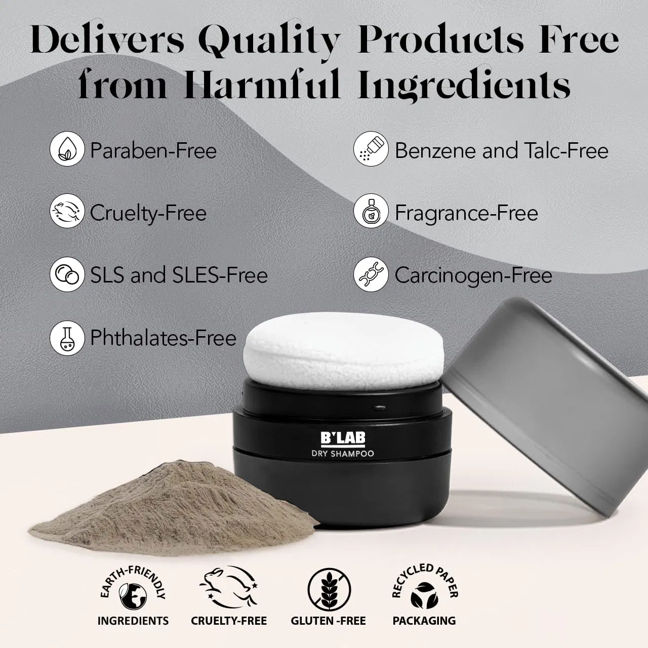 Custom Fluffy Hair Volume Powder Styling Rice Protein Texture Dry Hair Shampoo