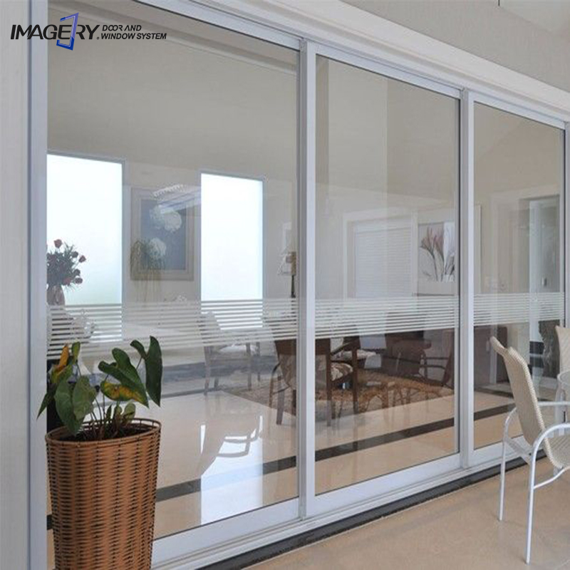China Factory PVC/UPVC Glass Interior Sliding Doors for House