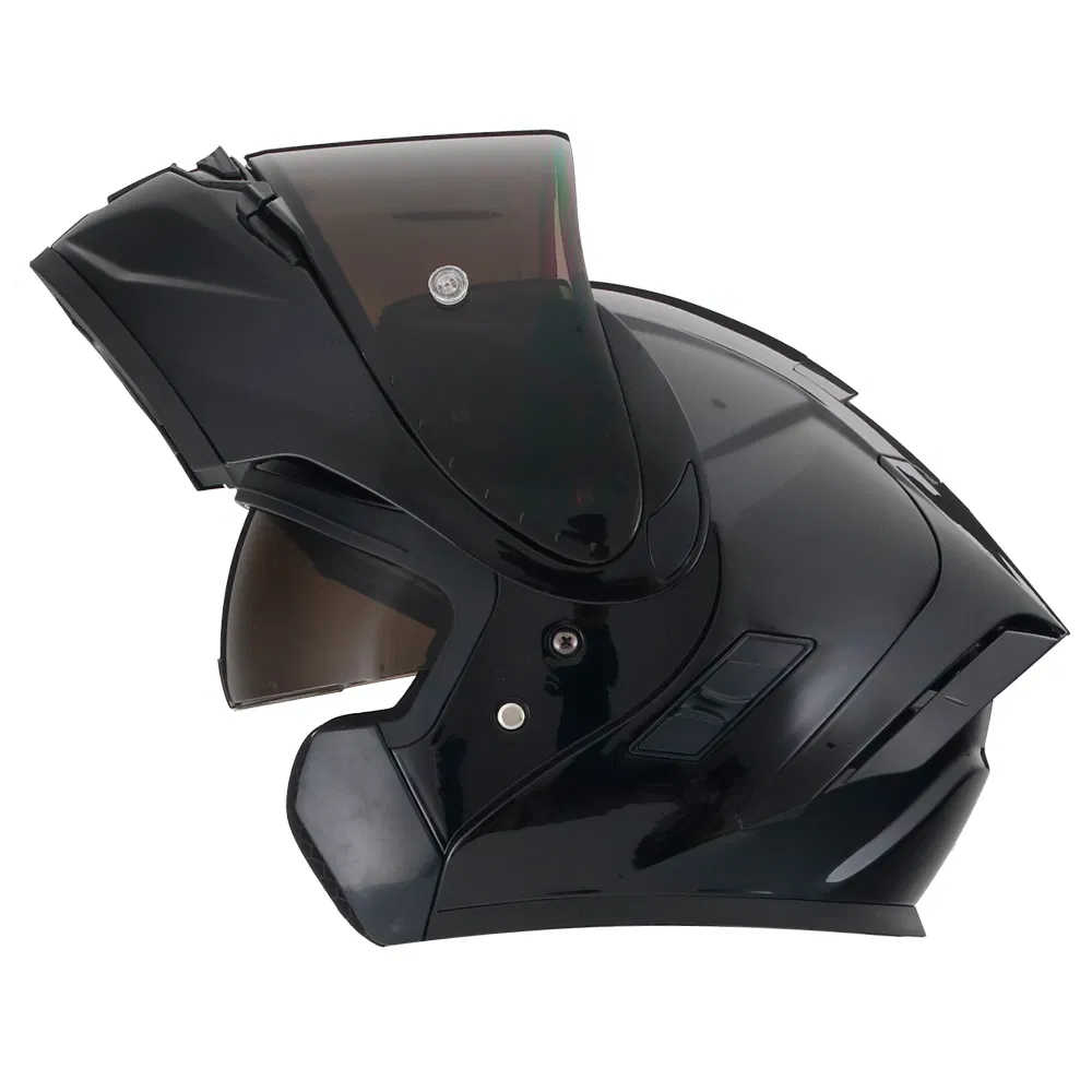 Flip-Up Helmet with Dual Visor, DOT Certified
