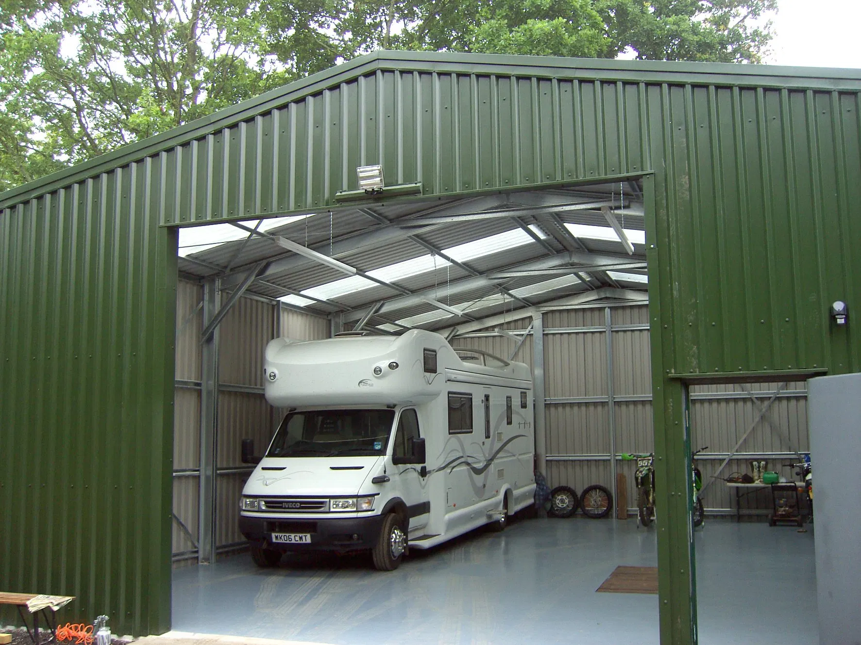 Hot Sale Prefabricated Structural Industrial Construction Steel Metal Storage Shed