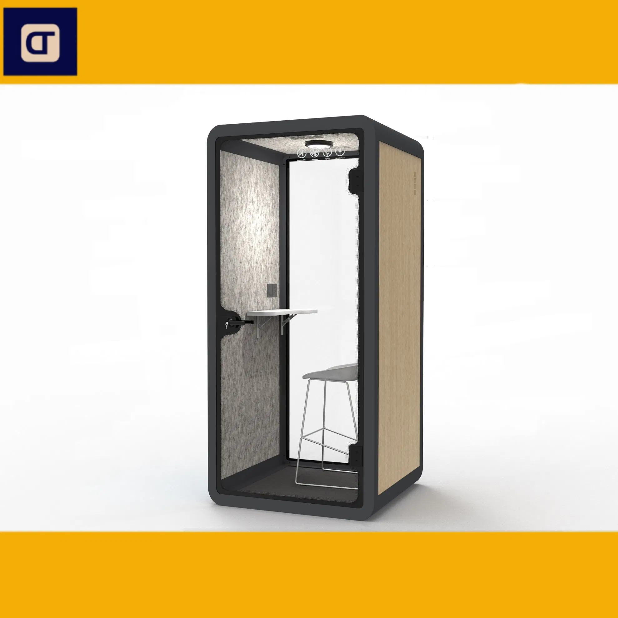 Noise Insulated Soundproof Cabin Integrated House Prefabricated House Small Size Phone Booth Office Pod Prefab House Modular House Mobile House