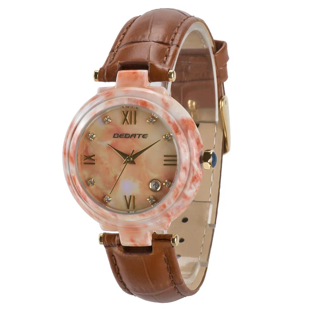 New Product Fashion Gift Ceramic Hand Watch with Date