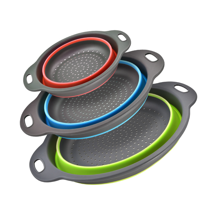 Collapsible Colander and Foldable Basket for Everyday Household Use