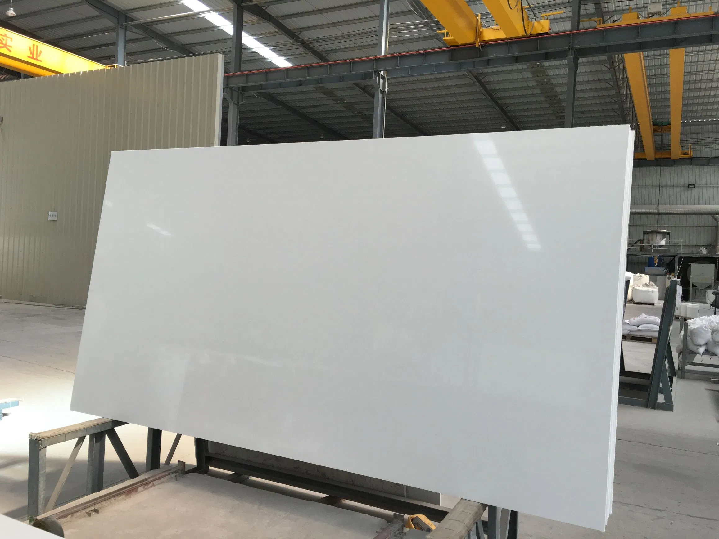 Hot Sale Artificial Pure White Quartz Stone Slab