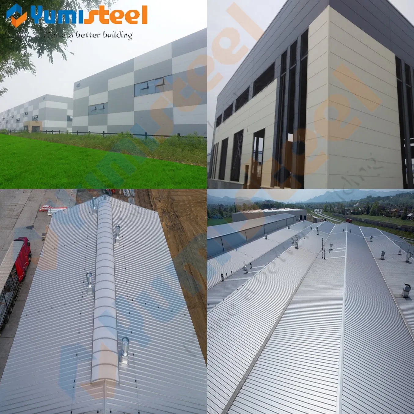 with Combination Panel for Steel Structure House Build Sandwich Panel