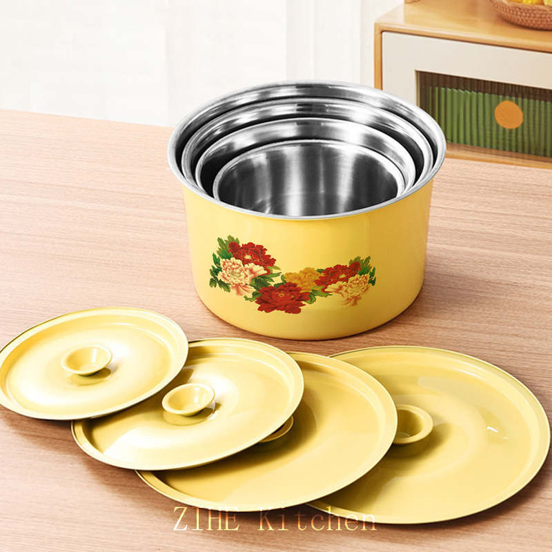 Dessert Strawberry Cake Pots Decorative Accessories Fun Vintage Old Fashioned Nostalgia