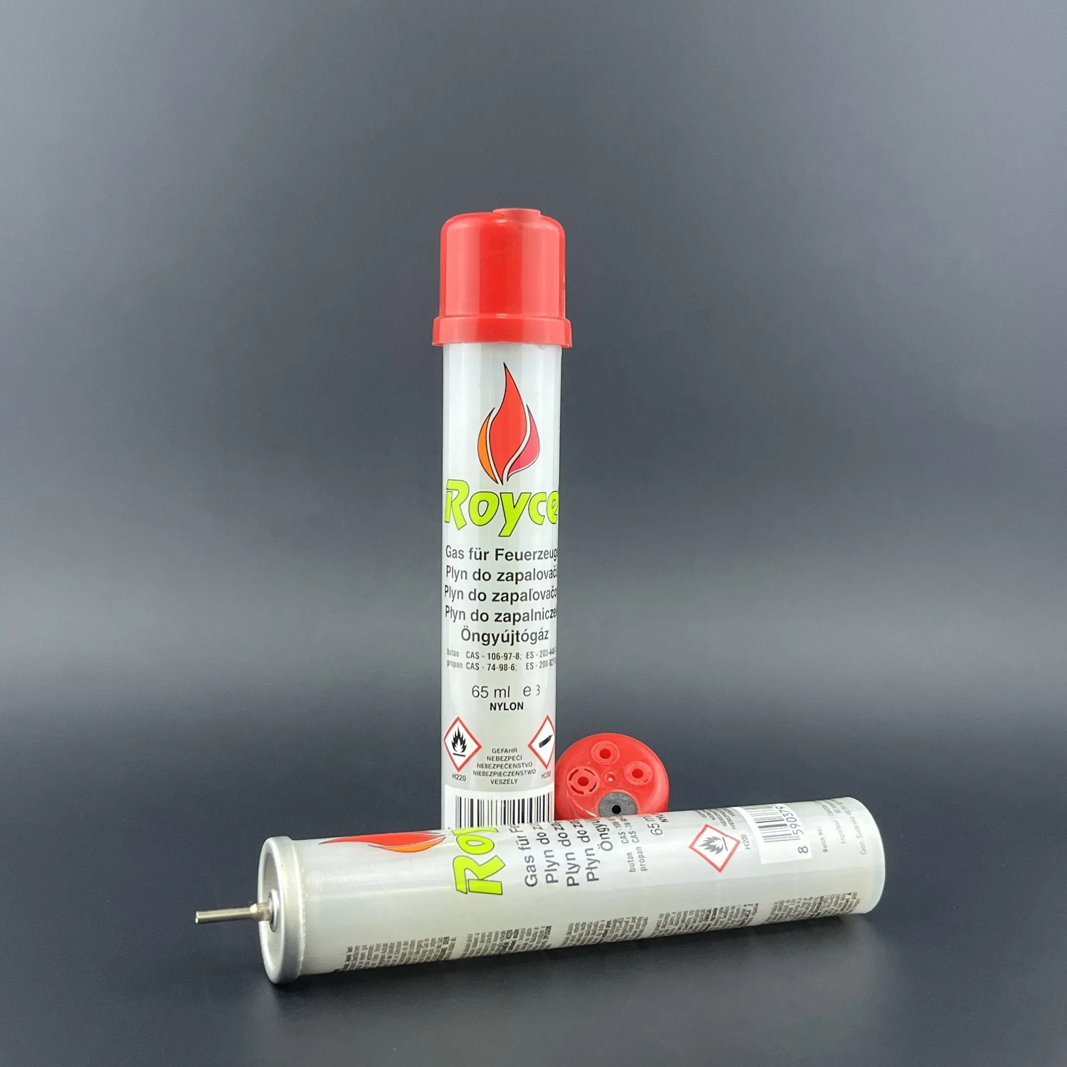 65ml Plastic Bottle High Quality Universal Lighter Use Butane Gas Lighter Refill