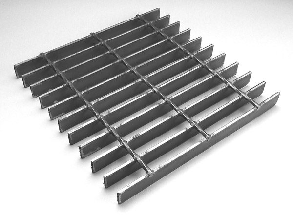 Durable Galvanized Steel Grating as Platform Grating for Airports 3mm Cross Bar