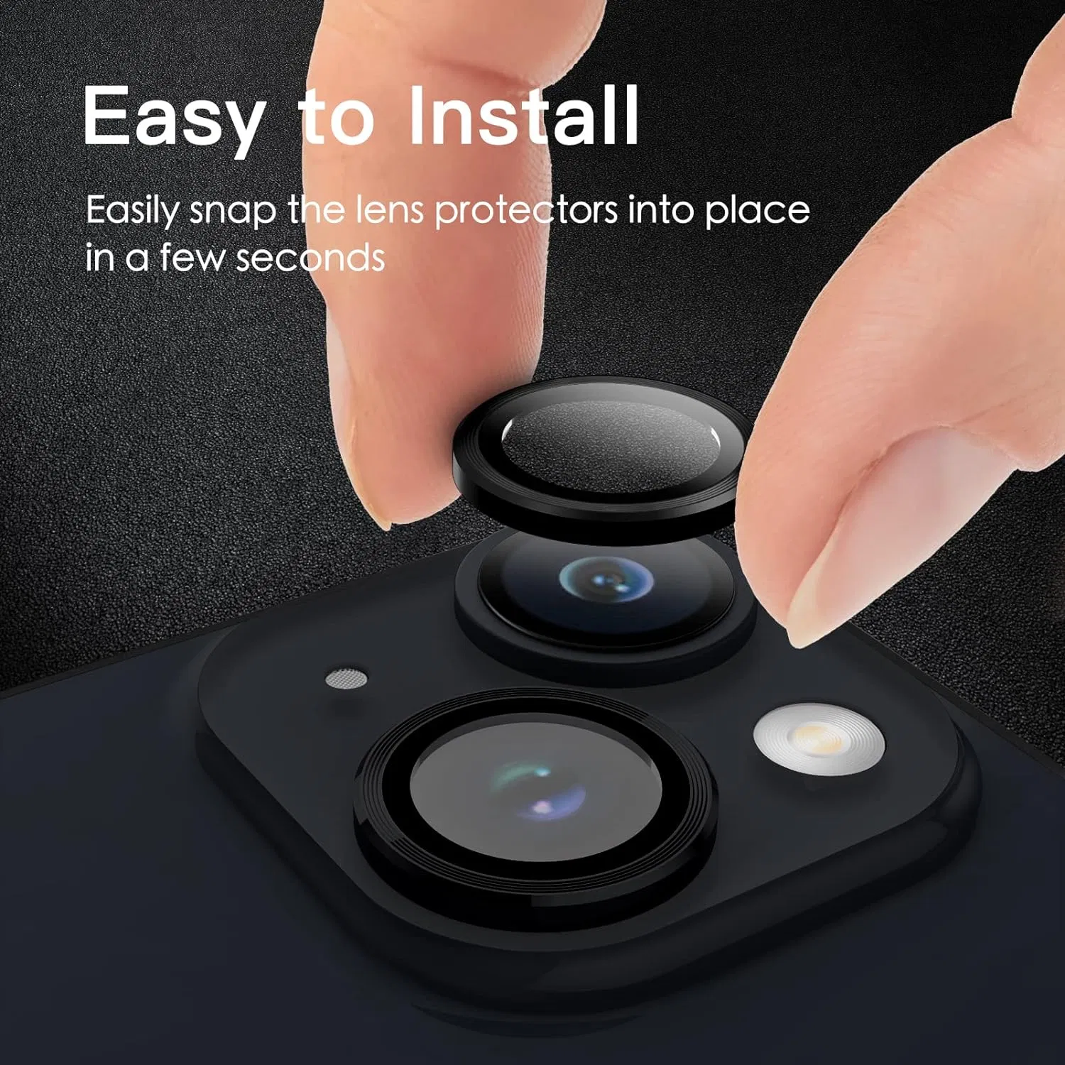 Защитное стекло на камеру iPhone 15/16/17 Pro/Max, 9H