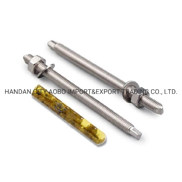 Химический анкер M12 из нержавеющей стали A2-70
