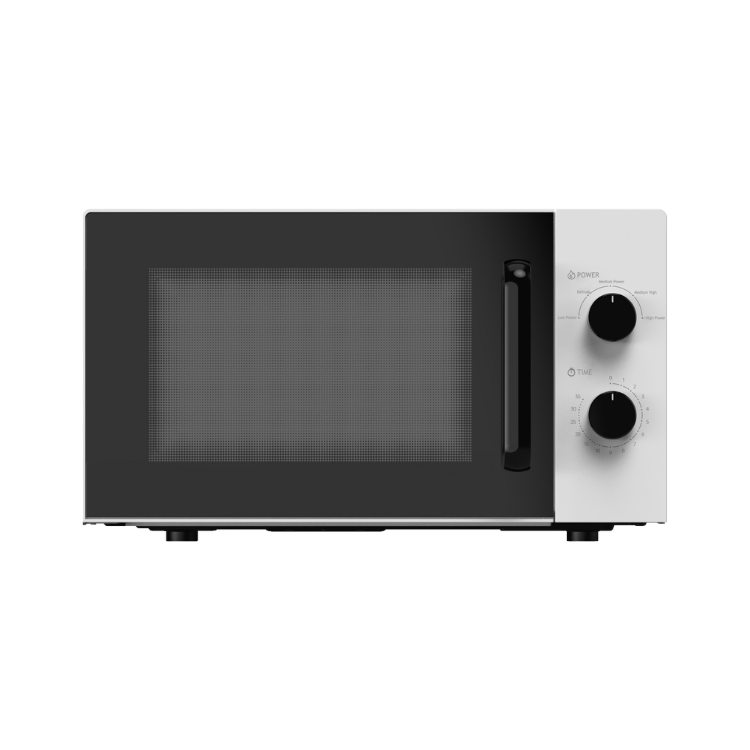 20L Household Tabletop Electric Microwave Oven with Dual Knob Control