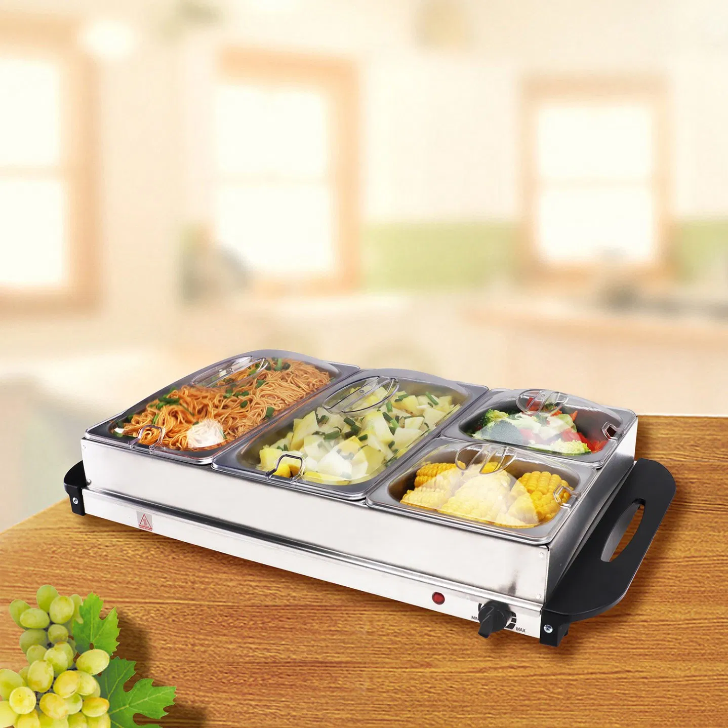 Luxury Stainless Steel Chafing Dish Induction Chafing Dish Food Buffet Warmer