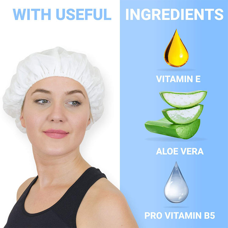 Private Label Pre-Moistened Rinse-Free Shampoo and Conditioning Cap