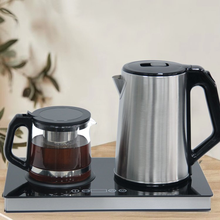 New Electric Kettles Turkish Tray Set with Tea Pot Machine Turkish Middle East Style Tea Maker
