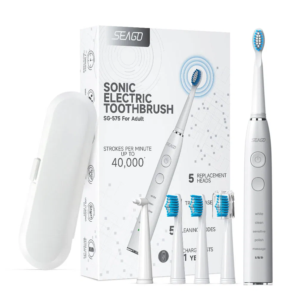 High Quality Innovative Electric Portable Toothbrush with 4 Heads Manufacturer Direct Sale