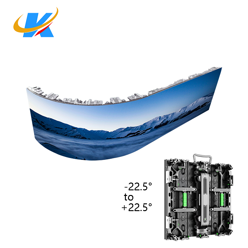Flexible Video LED Screen Factory Supply P1.9 Indoor Curved Type for Rent