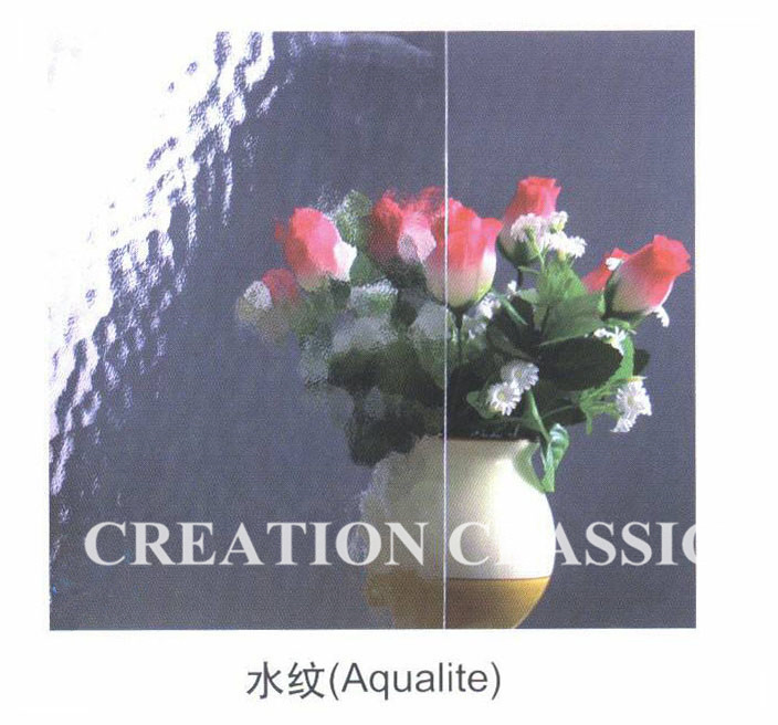 Design Glass Nashiji Patterned Glass for Construction