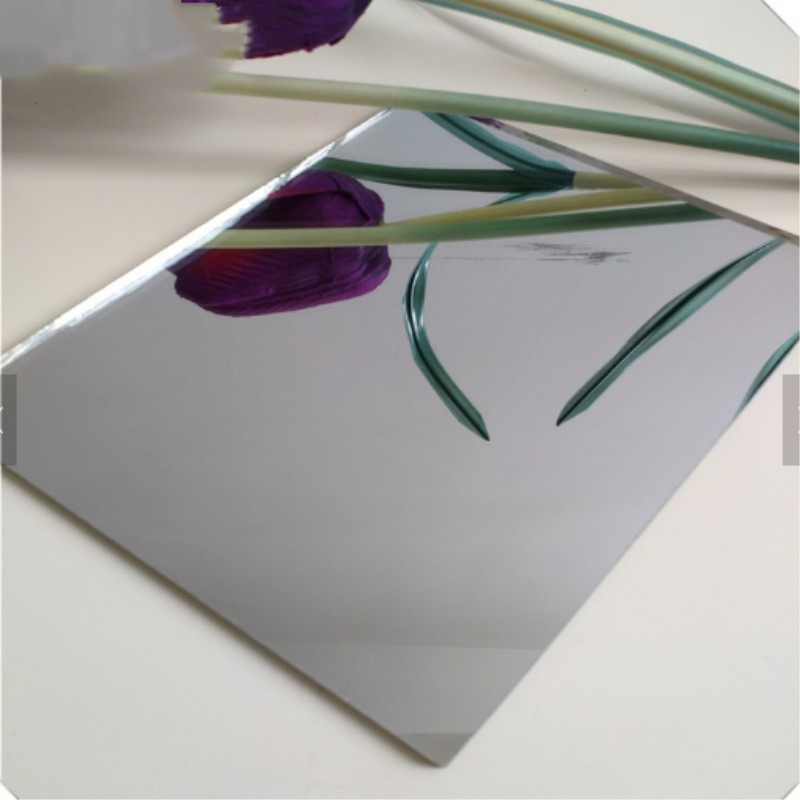 1mm 2mm Round Rectangle Aluminium Mirror Glass Polished Edge for The Makeup Mirror