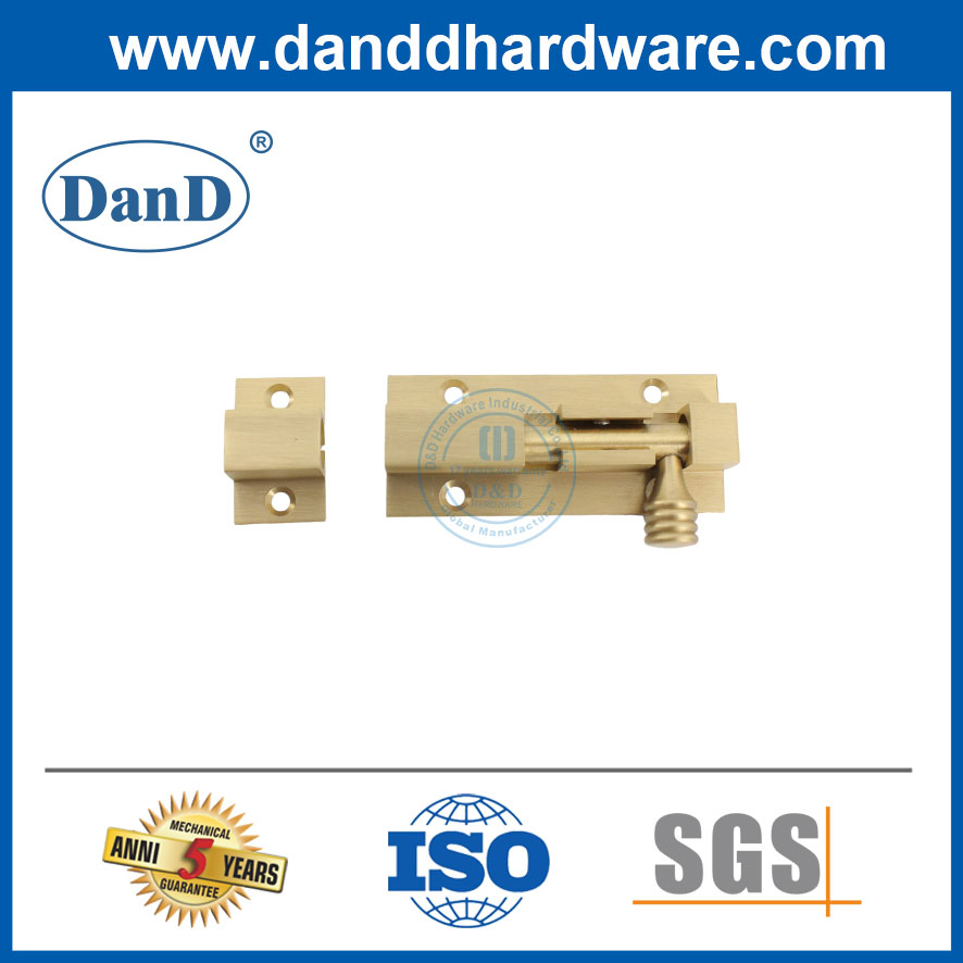 Good Price Brass Tower Barrel Flush Door Latch Bolt Accessories Fittings for Outdoor