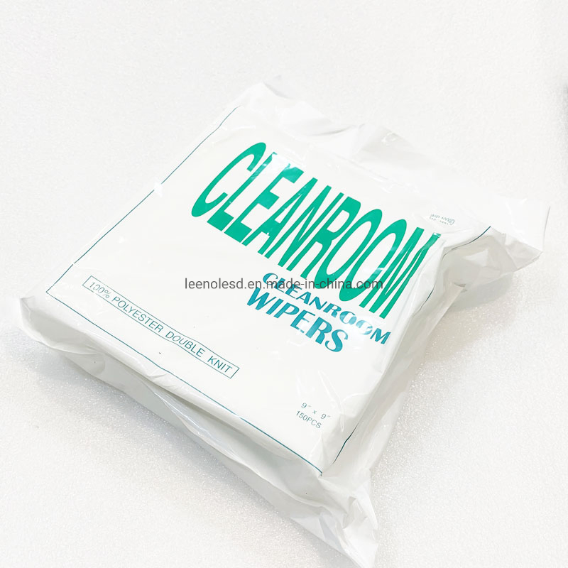 Wholesale Semiconductor Industry Dust Free Cleanroom Microfiber Wipe Cloth