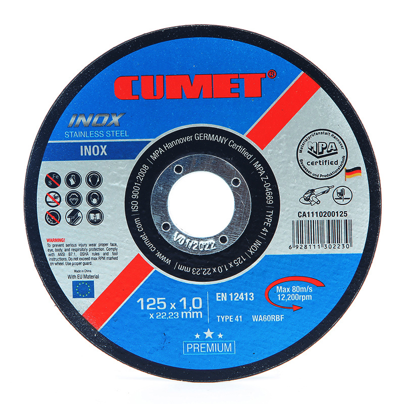 5"Cutting Wheel for Metal Inox Abrasive Factory Price New Tech