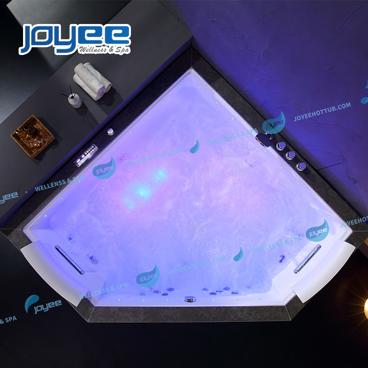 Угловая ванна Joyee Diamond с гидромассажем на 2 персоны