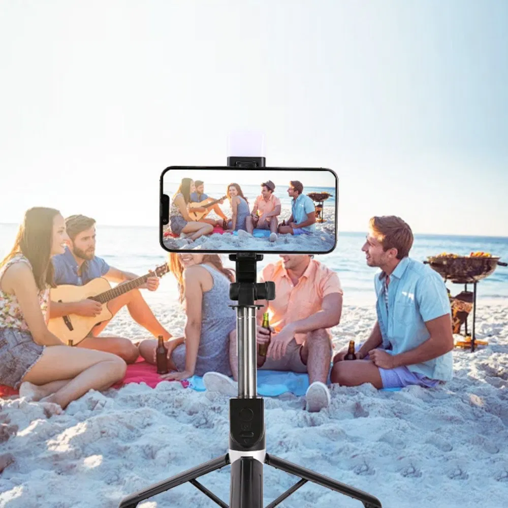 Портативный Bluetooth монопод-штатив для селфи