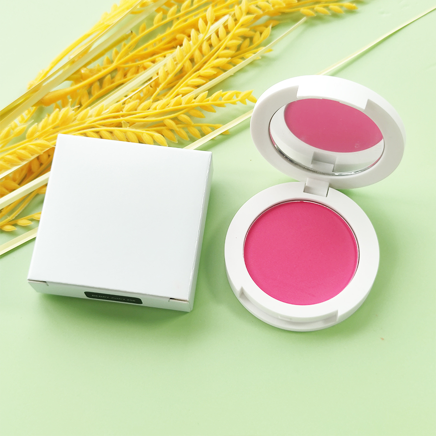 Private Label Makeup Face Pressed Powder Face Blusher Matte Shimmer Blush