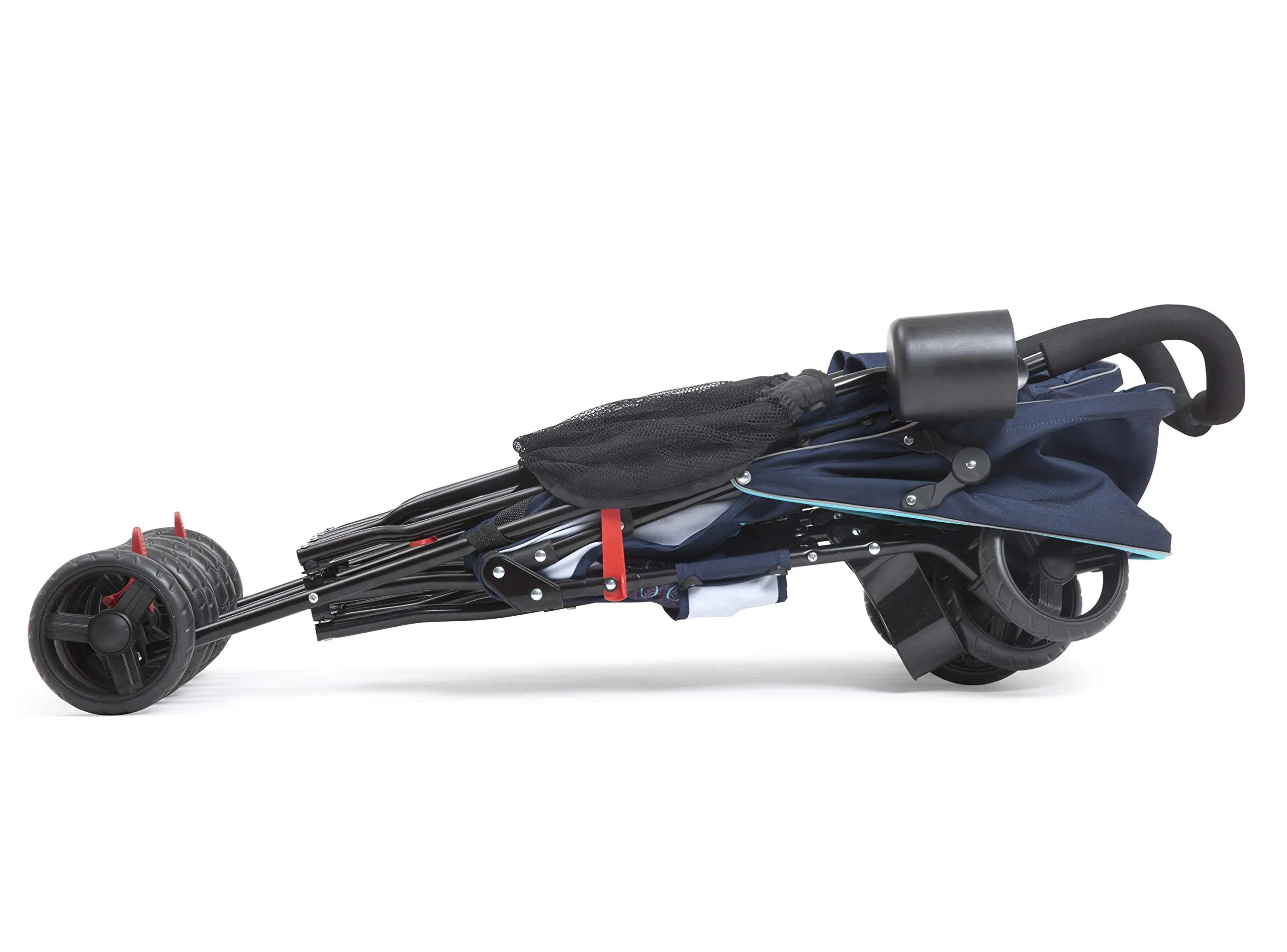 Current Season Side by Side Recline Storage Compact Fold Grey Stroller