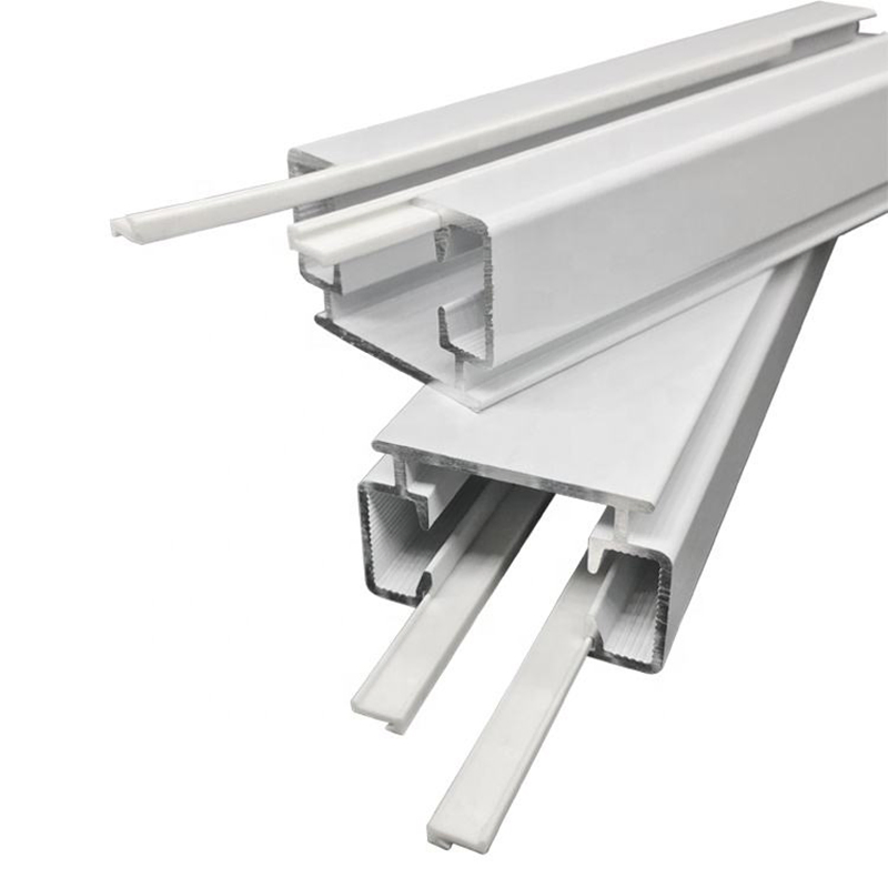 Factory Direct Sale Aluminum Profile for Curtain Iron Track Square Curtain Track