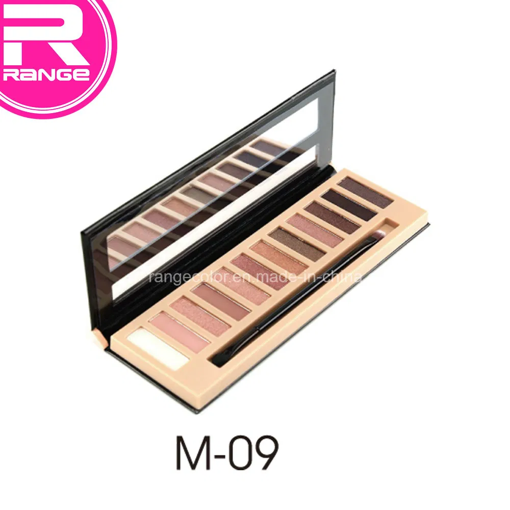 Dry Powder Long Lasting Mineral Matte and Shimmer 12 Color Eyeshadow Palette
