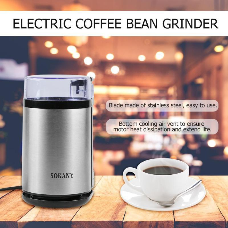 Low Cheap Price Electric Coffee Grinder Coffee Bean Grinder Grinding Blender Bean Grinder for Africa Market Ghana Nigeria Wholesale Price